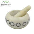 Supply all kinds of marble and granite mortar and pestle